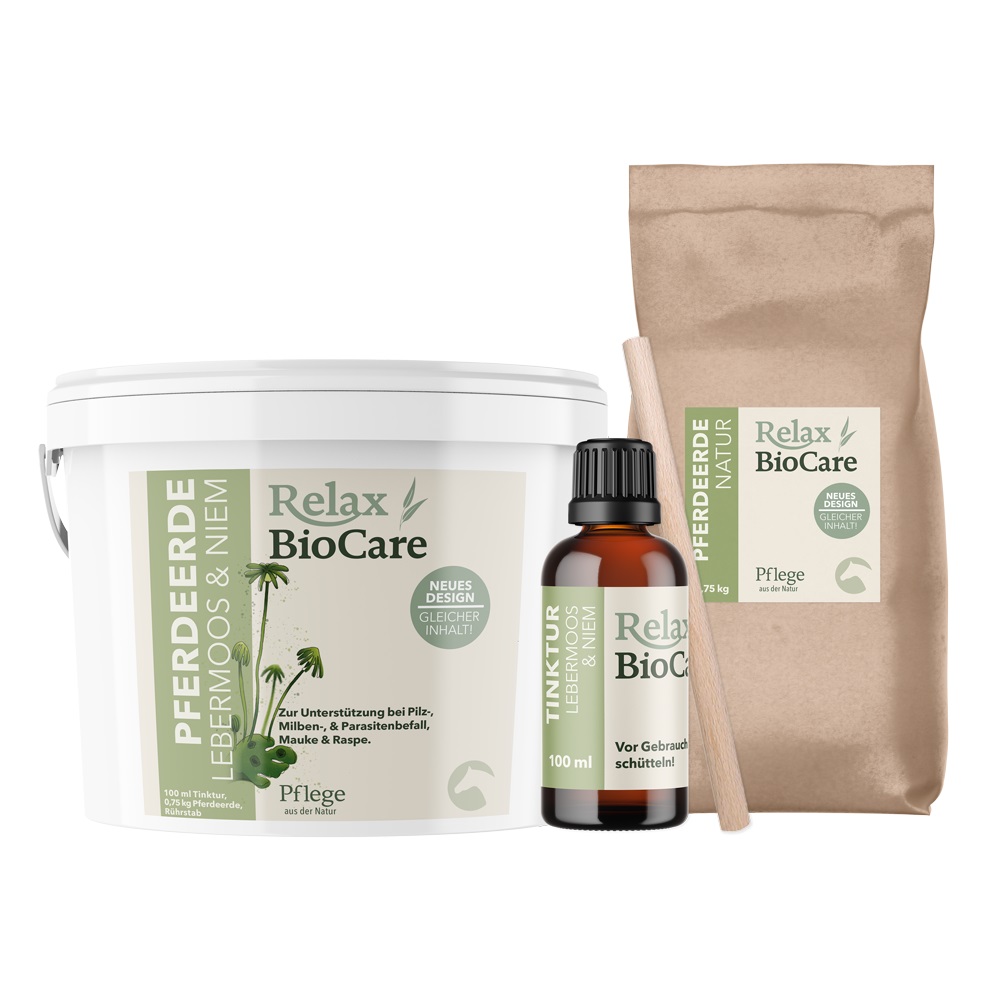 Relax Biocare Pferdeerde Lebermoos + Niem 750g bei Pilz- und Milbenbefall Relax Biocare Pferdeerde Lebermoos + Niem 750g bei Pilz- und Milbenbefall von Relax Biocare