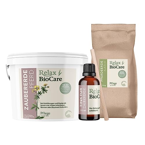 Relax Zaubererde Pferd 0,6kg Zur Abdeckung von Hautveränderungen von Relax Biocare