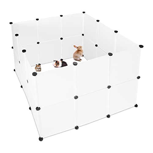 Relaxdays Freilaufgehege Kunststoff, DIY Freigehege, Erweiterbarer Auslauf für Kleintiere, HBT 92 x 110 x 110 cm, weiß Relaxdays Freilaufgehege Kunststoff, DIY Freigehege, Erweiterbarer Auslauf für Kleintiere, HBT 92 x 110 x 110 cm, weiß von Relaxdays