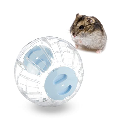 Relaxdays Hamsterball, Ø 18,5 cm, Laufkugel für Hamster & Mäuse, Kunststoff, Nagerspielzeug zum Laufen, transparent/blau Relaxdays Hamsterball, Ø 18,5 cm, Laufkugel für Hamster & Mäuse, Kunststoff, Nagerspielzeug zum Laufen, transparent/blau von Relaxdays
