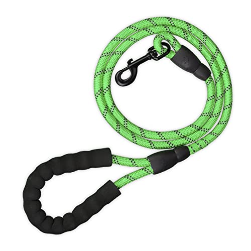 Relaxdays Hundeleine reflektierend, 150 cm, gepolsterte Schlaufe, Leine kleine & große Hunde, bis 50 kg, Nylon, grün, 2,5 x 165 x 5 cm Relaxdays Hundeleine reflektierend, 150 cm, gepolsterte Schlaufe, Leine kleine & große Hunde, bis 50 kg, Nylon, grün, 2,5 x 165 x 5 cm von Relaxdays