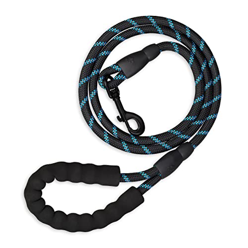 Relaxdays Hundeleine reflektierend, 150 cm, gepolsterte Schlaufe, Leine kleine & große Hunde, bis 50 kg, Nylon, schwarz Relaxdays Hundeleine reflektierend, 150 cm, gepolsterte Schlaufe, Leine kleine & große Hunde, bis 50 kg, Nylon, schwarz von Relaxdays