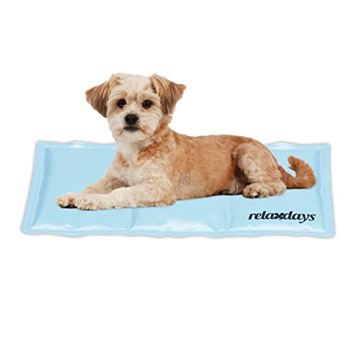 Relaxdays Kühlmatte Hund, 20 x 35 cm, selbstkühlende Hundematte, Gel, abwischbar, Kühlunterlage für Haustiere, hellblau Relaxdays Kühlmatte Hund, 20 x 35 cm, selbstkühlende Hundematte, Gel, abwischbar, Kühlunterlage für Haustiere, hellblau von Relaxdays