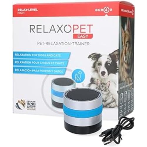 RelaxoPet Easy, Tierentspannungs-Trainer, Beruhigung für Hund und Katze, hochfrequente Klangwelten zur Entspannung. Bekannt aus 'Die Höhle der Löwen´ von RelaxoPet