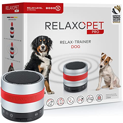 RelaxoPet Pro, Tierentspannungs-Trainer, Beruhigung für alle Hunde, hochfrequente Klangwelten zur Entspannung, TÜV Zertifiziert. Bekannt aus 'Die Höhle der Löwen', von RelaxoPet