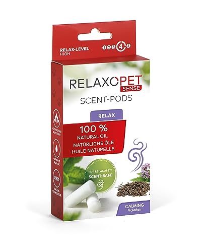 RelaxoPet Sense DUFTPODS – Entspannung für Hunde und Katzen, zur Förderung der tiereigenen Entspannung von RelaxoPet