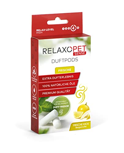 RelaxoPet Sense DUFTPODS – Entspannung für Hunde und Katzen, zur Förderung der tiereigenen Entspannung von RelaxoPet