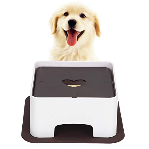 Adjustable Pet Feeding Table with Secure Silicone Pad | Ergonomic Elevated Dog Bowl Stand for Small Dogs/Cats | Safe Plastic, 2 Size Options (S) von Reliant Jazzy