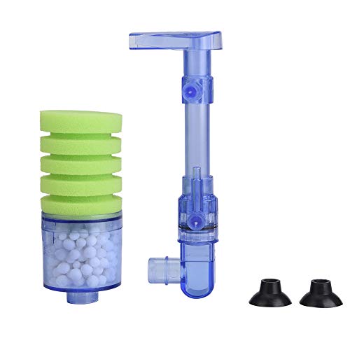 Aquarium Sponge System for Water Circulation | Biochemical Oxygen Unit for Compact Fish Enclosure / Small Warm Water Fish | Secure Earth - Friendly Sponge System with Fastening (XY-2880 (green)) von Reliant Jazzy