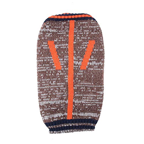 Dog Sweater Winter Coat | Warm Knitted Pet Clothes for Small/Medium/Large Dogs | Soft Polyester, Safe & Sustainable | 5 Sizes (S - XXL) (XXL) von Reliant Jazzy