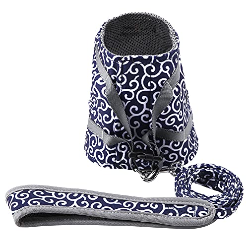 Escape Proof Cat Harness & Leash Set | Adjustable Soft Mesh Vest for Walking/Travel | Padded & Breathable Polyester | Sturdy Chrome Buckles | XS/S Sizes (S) von Reliant Jazzy
