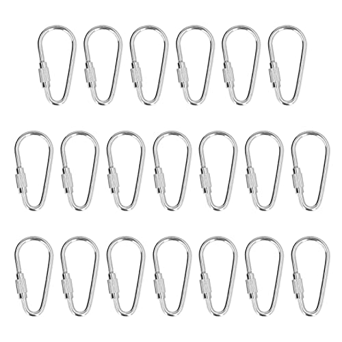Reliant Jazzy 20pcs Edelstahlvogelfußringe | Biss - Proof Papageienbeinringe | Spielzeugzubehör für Papageien/Jaws/Cockatoos | Sicherer und robuster Vogel Fliegender Fußkettchenhaken (S) von Reliant Jazzy