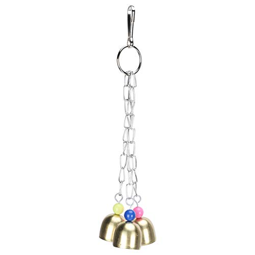 Reliant Jazzy 3pcs Stainless Steel Parrot Chew Toys | 3 Bells String Hanging Cage for Small/Medium/Large Birds | Secure & Sturdy Bird Bell Toy with Active Loop Reliant Jazzy 3pcs Stainless Steel Parrot Chew Toys | 3 Bells String Hanging Cage for Small/Medium/Large Birds | Secure & Sturdy Bird Bell Toy with Active Loop von Reliant Jazzy