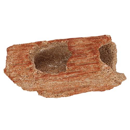 Reliant Jazzy Aquarium Rock Cave Hideout | Authentic Stone Fish Tank Decoration for Cichlids/Shrimps/Small Fish | Safe Breeding & Hiding Space (L) von Reliant Jazzy