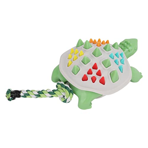 Reliant Jazzy Dog Chew Toy | Tortoise Shaped Nylon & Flexible Material Teether with Cotton Rope | Bite Proof for Small/Medium/Large Dogs | Teeth Care Chew von Reliant Jazzy