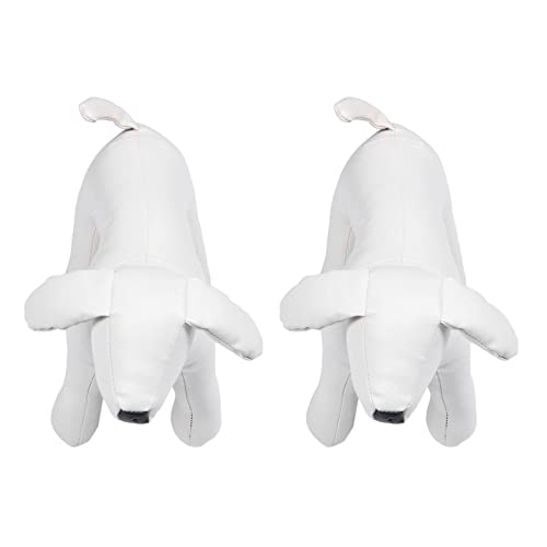 Remingtape 2X Leder Hund Schaufensterpuppen Stehend Stellung Hund Modelle Spielzeug Haustier Tier Geschaeft Schaufensterpuppe M von Remingtape