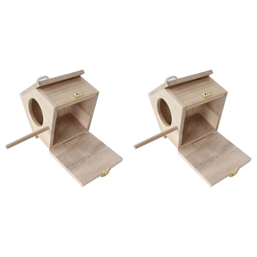 Remingtape 2X Nistkasten für, Nistkasten-Set Rotkehlchen, Vogelhaus, Wetterfest zum Aufhängen, Nistkästen für Vögel, Vogelhaus Remingtape 2X Nistkasten für, Nistkasten-Set Rotkehlchen, Vogelhaus, Wetterfest zum Aufhängen, Nistkästen für Vögel, Vogelhaus von Remingtape