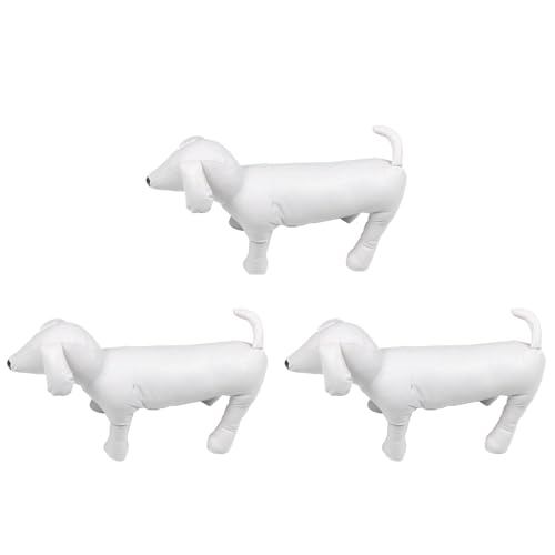 Remingtape 3X Leder Hund Schaufensterpuppen Stehend Stellung Hund Modelle Spielzeug Haustier Tier Geschaeft Schaufensterpuppe L von Remingtape
