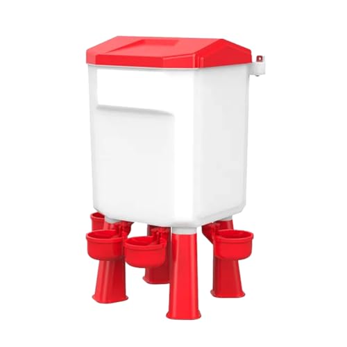 Remingtape Hängende Hühnertränke Aus Kunststoff, Geflügeltränke mit Abnehmbaren Beinen für Hühner, Truthähne, Gänse, Enten und Tauben, 7L von Remingtape