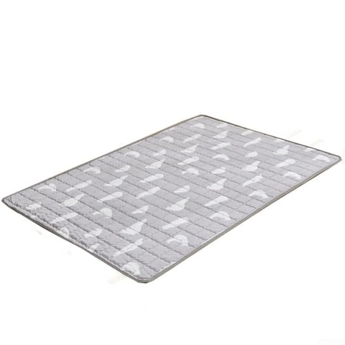 RemixAst Kühlmatte für Hunde und Katze, Eisseide, Sommer, atmungsaktiv, rutschfest, mit Keksmuster-Stickerei, waschbar, faltbar, Komfortmatte für Hunde, Katzen bei heißem Wetter (XL, Dunkelgrau-XL) RemixAst Kühlmatte für Hunde und Katze, Eisseide, Sommer, atmungsaktiv, rutschfest, mit Keksmuster-Stickerei, waschbar, faltbar, Komfortmatte für Hunde, Katzen bei heißem Wetter (XL, Dunkelgrau-XL) von RemixAst