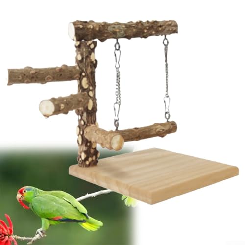 Vogel-Sitzstange, Vogel-Training, tragbare Tischplattform, Papageien-Vogelkäfig-Spielzeug, Fitness-Zubehör für Sittiche, Nymphensittiche, Sittiche, Sittiche, Sittiche, Sitti von RemixAst