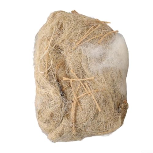 Vogelnistmaterial, gemütliches Nistmaterial für kleine Haustiere, natürliche Jute und Baumwolle, Nistlösung für Wellensittiche und Lovebirds (20 g) von RemixAst