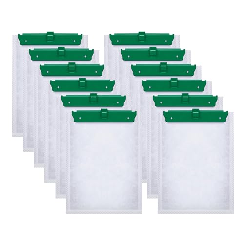 [Montiert] Renami Medium Filterkartusche Ersatz für Tetra Whisper Bio-Bag Filterkartuschen Medium, kompatibel mit Tetra Whisper Filtern 10i / IQ10 / PF10 und TetraFauna ReptoFilter, 12 Stück von Renami