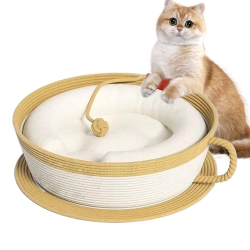Katzen Nest, Kratzpad Kaffeetassen Form Korb, Indoor Katzenbett Korb Schlafhaus, Für Auto Sessel Couch Tisch Winter Spielen Schlafen von Renchey