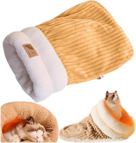 Katzenschlafsack - Katzen Schlafsack | Cat Sleeping Bag | Warmer Katzenschlafsack Für Winter | 360°-Wicklung | Die Beste Bequeme Haustierhöhle Katzenschlafsack - Katzen Schlafsack | Cat Sleeping Bag | Warmer Katzenschlafsack Für Winter | 360°-Wicklung | Die Beste Bequeme Haustierhöhle von Renchey
