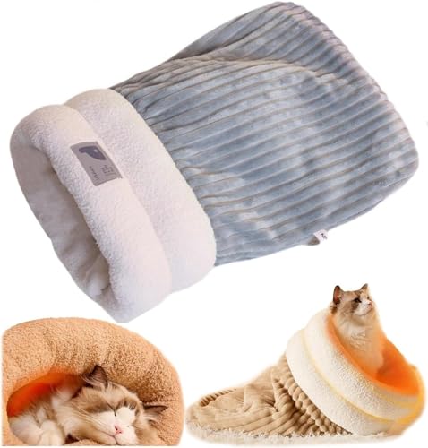Katzenschlafsack - Katzen Schlafsack | Cat Sleeping Bag | Warmer Katzenschlafsack Für Winter | 360°-Wicklung | Die Beste Bequeme Haustierhöhle Katzenschlafsack - Katzen Schlafsack | Cat Sleeping Bag | Warmer Katzenschlafsack Für Winter | 360°-Wicklung | Die Beste Bequeme Haustierhöhle von Renchey