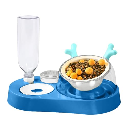 Renchey Futter- und Wassernäpfe für Katzen, Katzenfutter- und Wasserspender-Set - Automatisch geneigter, langsam fressender Napf für Katzen | Tierfutternäpfe, Katzenwasserspender für Katzen und Renchey Futter- und Wassernäpfe für Katzen, Katzenfutter- und Wasserspender-Set - Automatisch geneigter, langsam fressender Napf für Katzen | Tierfutternäpfe, Katzenwasserspender für Katzen und von Renchey