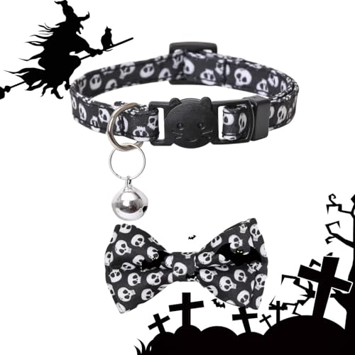 Renchey Halloween Hundehalsband | Gruselige Kürbisspinnen-Fliegenhalsbänder für Haustiere,Dekorationsprodukte für Haustiere im Freien für Reisen, Fotografie, Zuhause, Spazierengehen, Hochzeit von Renchey