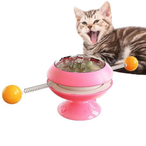 Renchey Katzenminze-Spinner-Spielzeug,Katzenminze-Spinner,Katzenspielzeug für Wohnungskatzen mit Saugnapf | Katzen-Zahnbürsten-Spielzeug, Kätzchen-Beißspielzeug, lustiges neckendes Renchey Katzenminze-Spinner-Spielzeug,Katzenminze-Spinner,Katzenspielzeug für Wohnungskatzen mit Saugnapf | Katzen-Zahnbürsten-Spielzeug, Kätzchen-Beißspielzeug, lustiges neckendes von Renchey
