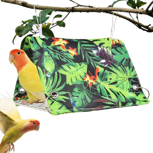 Renchey Papageienbett - Vogel Hängematte Schlafnest Für Sittiche Und Wellensittiche | Sitzstange Sommerhütte Höhle Wellensittich Käfigzubehör Für Graupapagei Conure Ara Kletterbedarf Renchey Papageienbett - Vogel Hängematte Schlafnest Für Sittiche Und Wellensittiche | Sitzstange Sommerhütte Höhle Wellensittich Käfigzubehör Für Graupapagei Conure Ara Kletterbedarf von Renchey