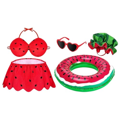 Renchey Sommerliches Hawaii Tierkostüm für, Outdoor Garten Tierkleidung -Bikini, Elastische Rasendeko Festliche Deko Für Einfahrt Garten Balkon Terrasse von Renchey
