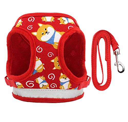 Rengzun Hundegeschirr Einstellbar Weich Vest Harness Geschirr Weiche Bequeme Reisenweste Haustier Verstellbar Weste Brustgeschirr Rengzun Hundegeschirr Einstellbar Weich Vest Harness Geschirr Weiche Bequeme Reisenweste Haustier Verstellbar Weste Brustgeschirr von Rengzun