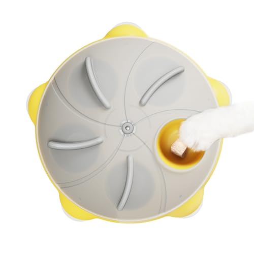 Renopfect Futterspielzeug,Fütterungsspiel Katzensnack Spender - Vielseitiger Slow Feeder Für Gesundes Fressen Und Spielen Renopfect Futterspielzeug,Fütterungsspiel Katzensnack Spender - Vielseitiger Slow Feeder Für Gesundes Fressen Und Spielen von Renopfect