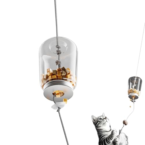 Renopfect Katzen Leckerli Spielzeug Automat | Interaktives Beschäftigungsspielzeug - Futterverlangsamung Unterhaltung Für Stimulation Bewegung Aktivität Renopfect Katzen Leckerli Spielzeug Automat | Interaktives Beschäftigungsspielzeug - Futterverlangsamung Unterhaltung Für Stimulation Bewegung Aktivität von Renopfect