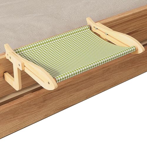 Renopfect Katzenbetten für Innenräume, Katzenhängematte für - Atmungsaktives Katze Barsch | Raumsparende, robuste Holz-Haustiermöbel für blattbalkon Apartment Terrasse von Renopfect