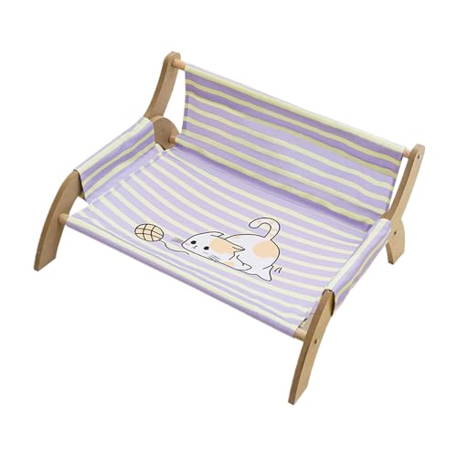 Renopfect Katzenstuhl, Cat Lounge Chair,Gemütliche Kätzchen Lounge | Atmungsaktive Katze beruhigende Schlafstreifen Ruhe für Wohnungen im Innenbereich im Freien im Freien im Freien von Renopfect