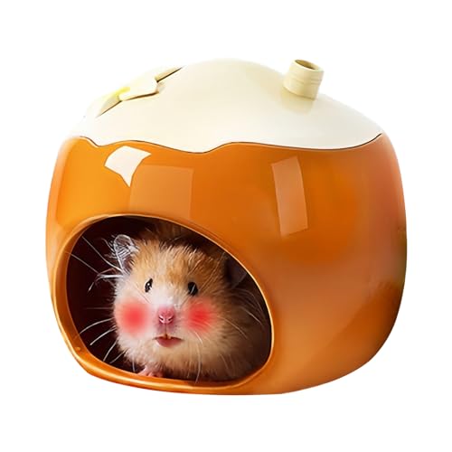 Renopfect Keramik Hamsterhaus,Keramik Kühl Nest Für Hamster - Fruchtform Kühlnest Für Lemminge Igel Eichhörnchen Renopfect Keramik Hamsterhaus,Keramik Kühl Nest Für Hamster - Fruchtform Kühlnest Für Lemminge Igel Eichhörnchen von Renopfect