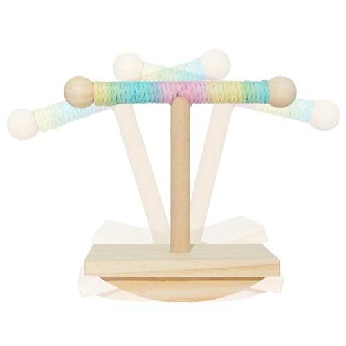 Renopfect Spielständer - Interaktive Holzspielstange Für | Beissfeste Ruhestation Für Wellensittiche Nymphensittiche Aras Sittiche Renopfect Spielständer - Interaktive Holzspielstange Für | Beissfeste Ruhestation Für Wellensittiche Nymphensittiche Aras Sittiche von Renopfect