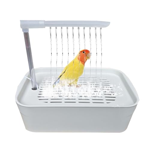 Renopfect papageiens Badewanne, Wellensittich Dusche, 33x22x26cm Automatische Haustier-Vogeltränke Wellensittich Badewanne, Zirkulierendes Wasserbad, papageiens-Zirkulationsdusche Vogelbrunnen Renopfect papageiens Badewanne, Wellensittich Dusche, 33x22x26cm Automatische Haustier-Vogeltränke Wellensittich Badewanne, Zirkulierendes Wasserbad, papageiens-Zirkulationsdusche Vogelbrunnen von Renopfect