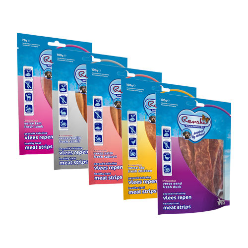 Renske Fleischstreifen - Ente - 100 g von Renske