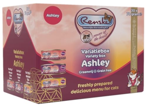 Renske Fresh Mousse cat Variation Box Ashley lachs/Ente/Huhn getreidefreies katzenfutter Renske Fresh Mousse cat Variation Box Ashley lachs/Ente/Huhn getreidefreies katzenfutter von Renske