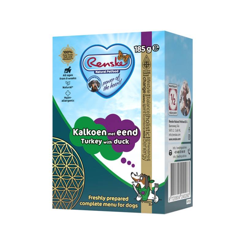 Renske Frische Mahlzeit Rind mit Ente - 6 x 185 g Renske Frische Mahlzeit Rind mit Ente - 6 x 185 g von Renske