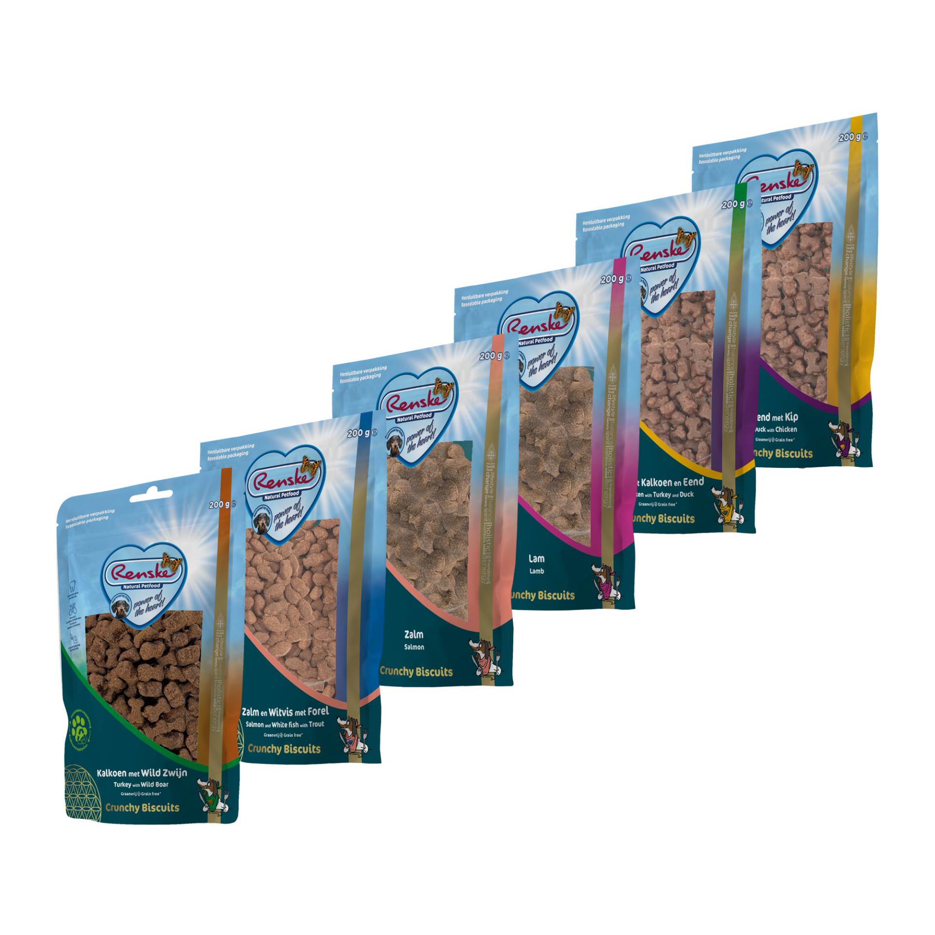 Renske Gesunde Belohnung Crunchy - Truthahn mit Wildschwein - 200 g Renske Gesunde Belohnung Crunchy - Truthahn mit Wildschwein - 200 g von Renske