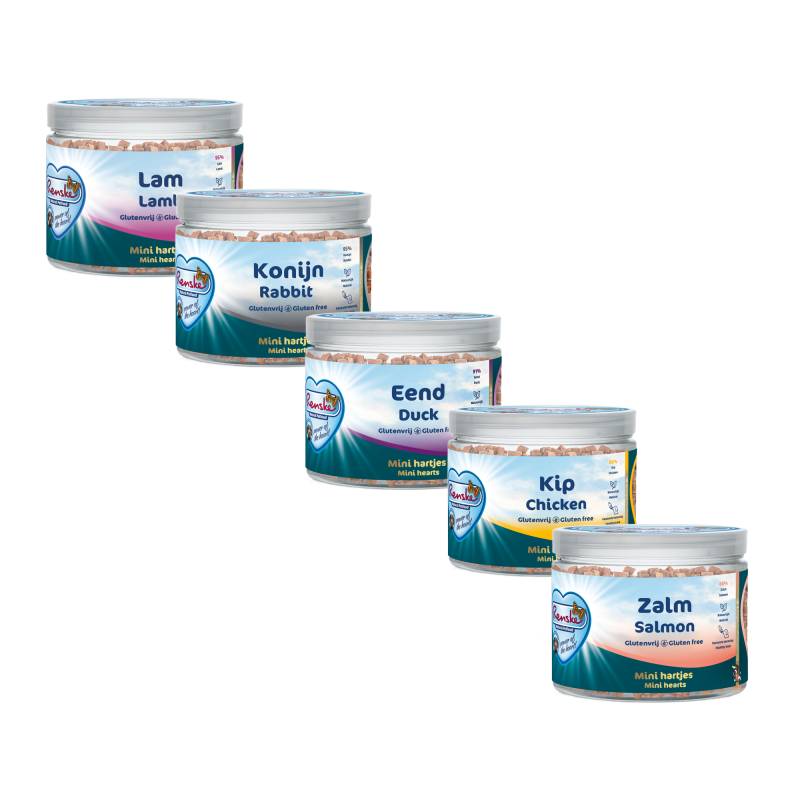 Renske Gesunde Belohnung Mini Herzchen - Kaninchen - 100 g von Renske