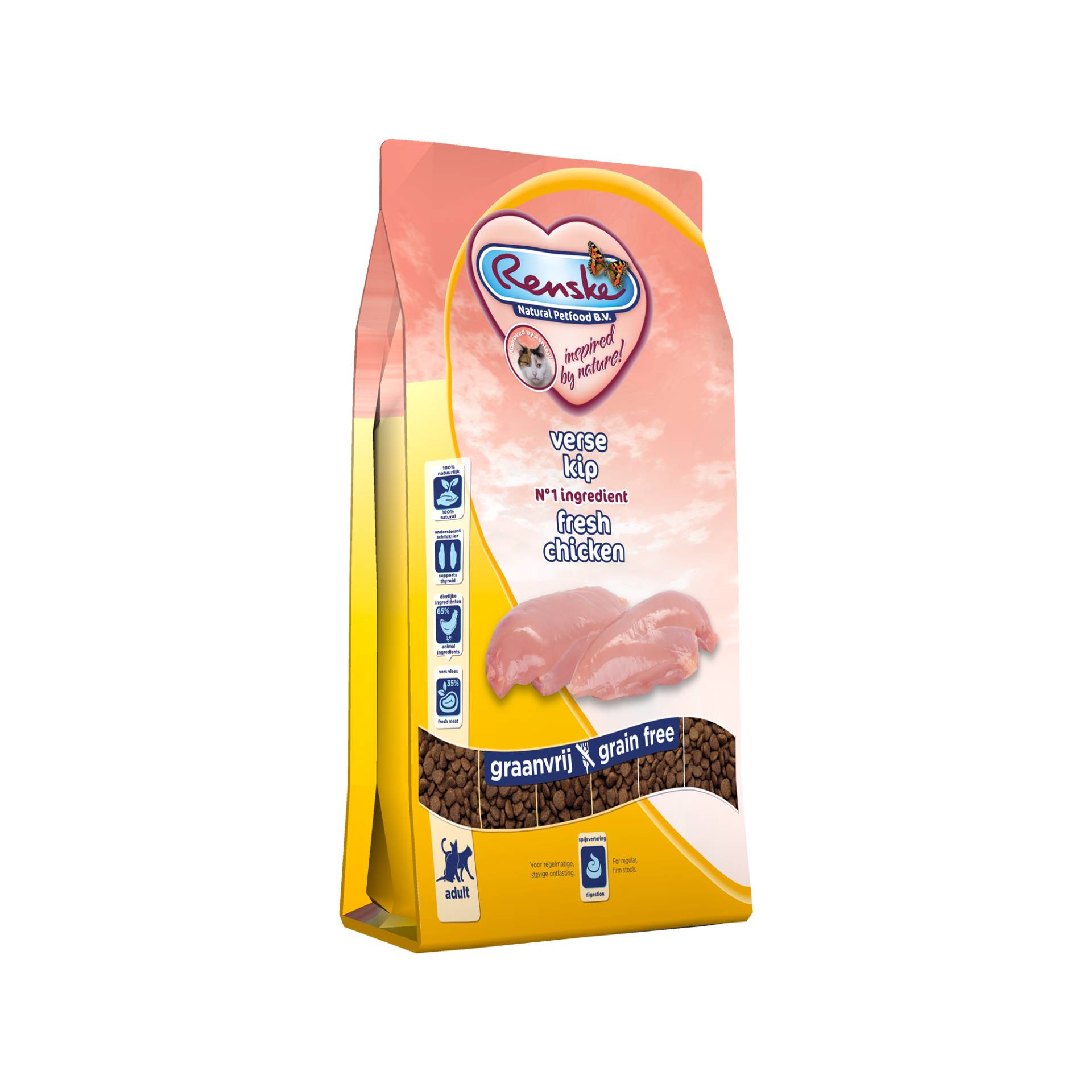 Renske Katze Super Premium Adult Trockenfutter - Ente - 6 kg von Renske