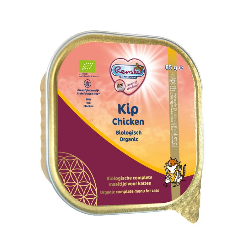 Renske Katzenfutter - biologisches Frischfleisch - Huhn - 19 x 85 g Renske Katzenfutter - biologisches Frischfleisch - Huhn - 19 x 85 g von Renske